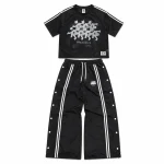 Project Capri Black Jersey & Track Pants Set