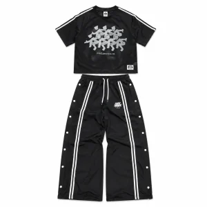 Project Capri Black Jersey & Track Pants Set
