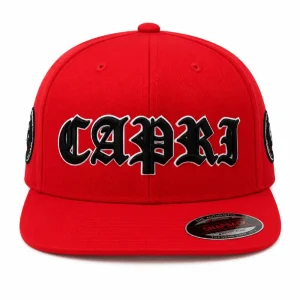 Project Capri Red Gothic Cap