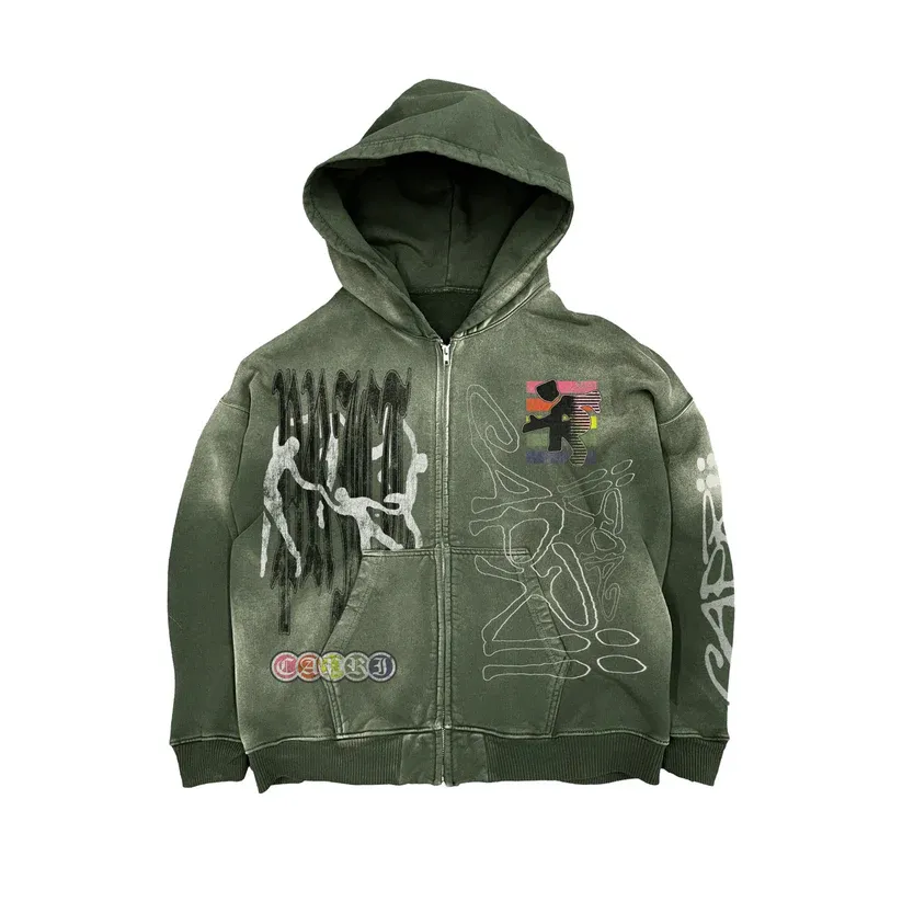 Project Capri Zombie Fade Zip Hoodie Project Capri Zombie Fade Zip Hoodie