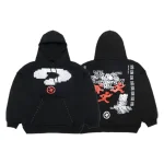 Project Capri Black Studded Hoodie