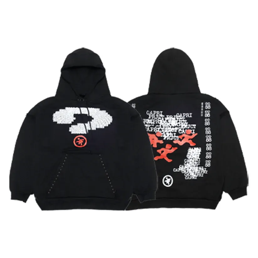 Project Capri Black Studded Hoodie Project Capri Black Studded Hoodie
