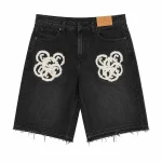 Project Capri Black Denim Jorts