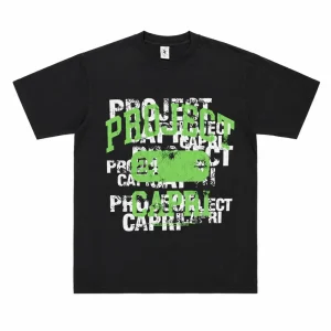 Project Capri Black Graphic T-Shirt