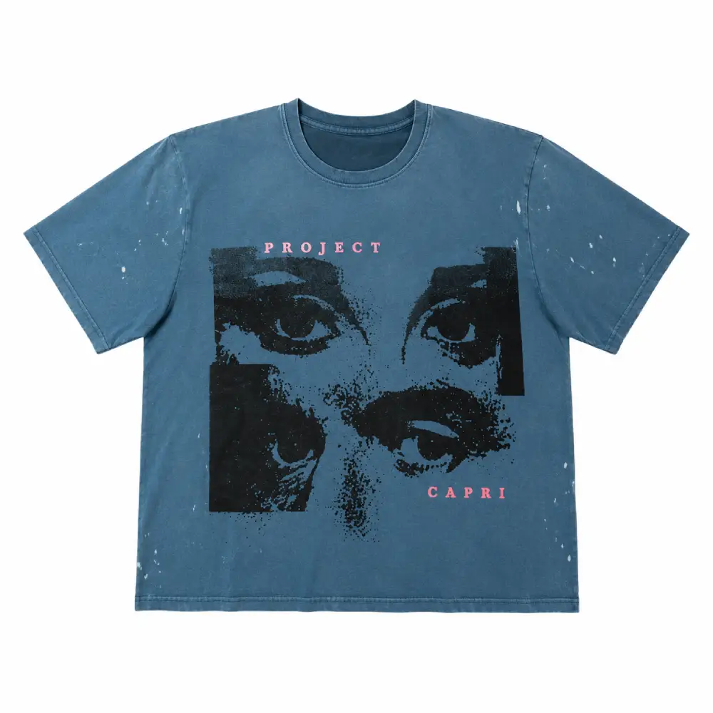 Project Capri Blue Graphic T-Shirt Project Capri Blue Graphic T-Shirt