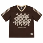 Project Capri Brown Mesh Football Jersey