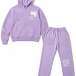 Project Capri Lavender Fleece Tracksuit Set