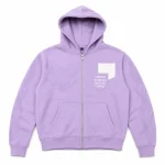 Project Capri Lavender Full Zip Hoodie
