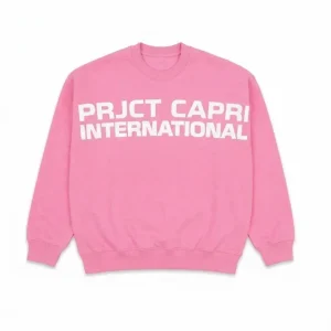 Project Capri Pink Crewneck Sweatshirt