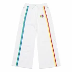 Project Capri White Snap Track Pants